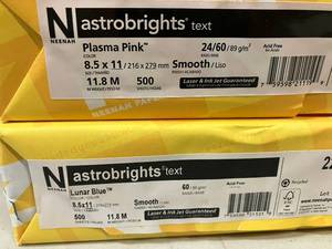 Astrobrights Copy Paper