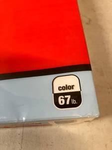 White Cover Stock