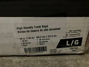 56 Gallon Can Liners