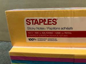 Large Bright Sticky Notes