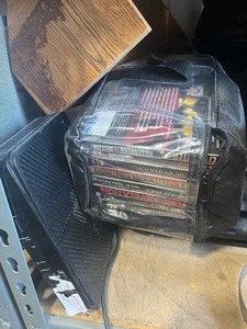 DVDs Guitar case   colander