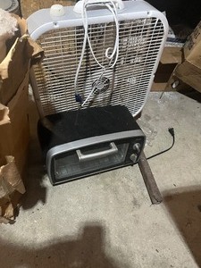 Insulation   box fan  toaster oven