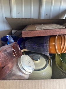 box of Glass Ware