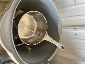 Pail of misc  items