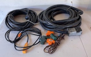 lot 29 image: Extension Cord LOT - Two Heavy-Duty RV Extension Cords, 2 Standard-Duty