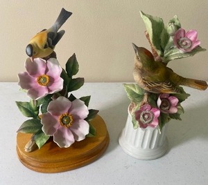 lot 78 image: Andrea by Sadek Bird and Flower Figurines