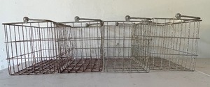 lot 108 image: Vintage Wire Baskets