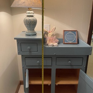 lot 159 image: Painted Wood Dry Sink
