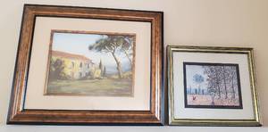 lot 184 image: Lot of Two Pictures Landscape is Michael Downs