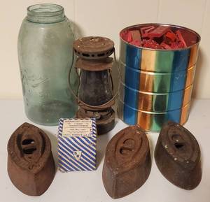 lot 221 image: Sad Irons and Misc. Lot