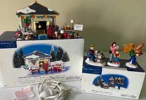 lot 236 image: Another Mans Treasures Garage and Another Mans Treasures Accessories Dept. 56 The Original Snow Village