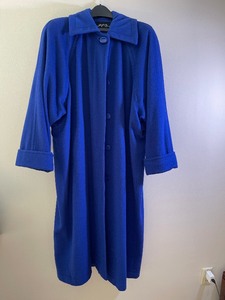 lot 179 image: Womens Large Blue Wool Coat Size 12