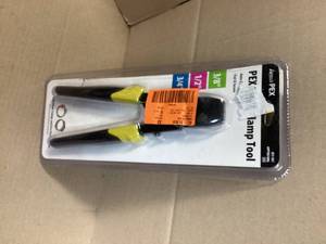 lot 42 image: Apollo 38 in., 12 in. and 34 in. PEX-B Quick-Cinch Clamp Tool Customer Returns See Pictures