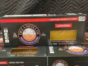 lot 2 image: 2 back 1.4 - Lot of 6 Dreamfields Healthy Pasta Living Lasagna 13.25 oz Boxes