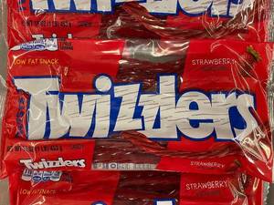 lot 8 image: Lot of 3 Packs of Twizzlers Strawberry Twists 16 oz Each