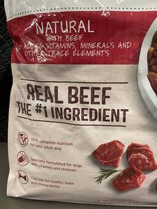 lot 14 image: Luvsome Adult Dog Food 15.5 lb - Real Beef Ingredient