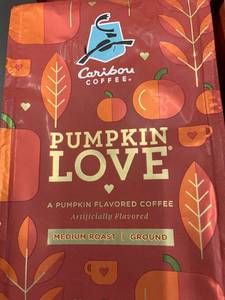 lot 20 image: Caribou Coffee Pumpkin Love Medium Roast Ground Coffee (4 Bags)