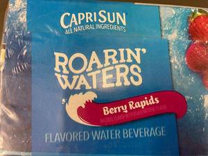 lot 44 image: Capri Sun Roarin Waters Berry Rapids Flavored Water Beverage