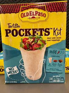 lot 46 image: AS 2 - Old El Paso Tortilla Pockets Kit - 3 Pack