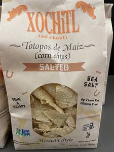 lot 58 image: Lot of 5 Bags of Xochitl Mexican Style White Corn Chips