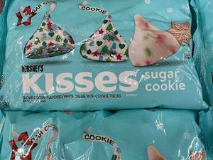 lot 96 image: Lot of 6 Hersheys Kisses Sugar Cookie Flavor