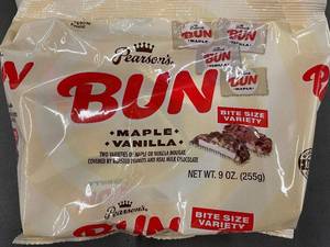 lot 280 image: HI 5 - Lot of 3 Pearsons Bun Maple and Vanilla Bite Size Variety 9 oz