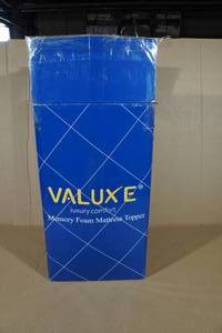 lot 3 image: Valuxe Memory Foam Mattress Topper -Queen