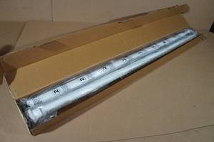 lot 5 image: Refrze Room Divider Tension Curtain Rod -White, 83-122