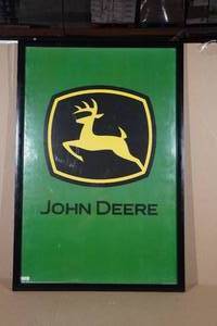 lot 31 image: Framed John Deere Poster