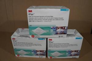 lot 43 image: 3 50-Packs Vflex Health Care Particulate Respirator and Surgical Masks