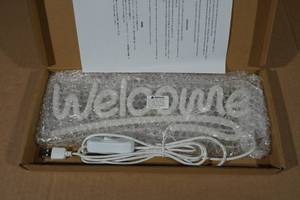 lot 47 image: Multi Color Neon Welcome Sign
