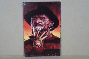lot 74 image: Freddy Krueger Nightmare on Elm Street Metal Sign