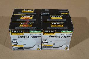 lot 77 image: 6 Smart Electrician Smoke Alarm
