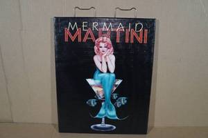 lot 90 image: Mermaid Martini Canvas Print