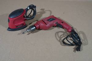 lot 127 image: Tool Shop Detail Sander and Hammer Drill