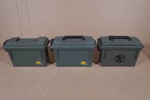 lot 129 image: 3 Ammo Boxes