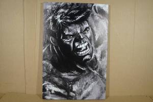lot 152 image: Marvel Hulk Canvas Wall Art