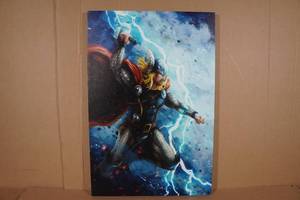 lot 153 image: Marvel Thor Canvas Wall Art