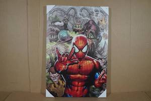 lot 154 image: Marvel Spiderman Canvas Wall Art