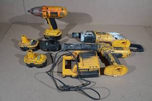 lot 185 image: DeWalt Tools with Batteries and Charger