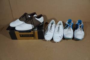 lot 210 image: 3 Pairs of Golf Shoes -Size 12