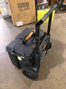 lot 14 image: RIDGID Pro Gear System Gen 2.0 Durable XL 22 in. Stackable Tool Box For Storage And Transporting Customer Returns See Pictures