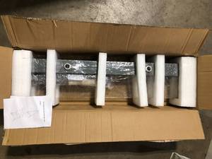 lot 43 image: VEVOR 35 x 3.2 x 8.1 in. Fountain Spillway with 17 Colors Led Pool Water Fall Kit with Remote Pool Waterfalls for Pool Customer Returns See Pictures