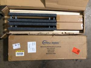 lot 44 image: Lot of THE CLEAN STORE 2000 lbs. Capacity 18 in. x 30 in. Hardwood Movers Dolly (2-Pack) Customer Returns See Pictures