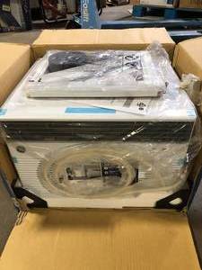 lot 2 image: GE 8,000 BTU 115-Volt Smart Window Air Conditioner for 350 Sq. Ft. in White with Wi-Fi and Remote  Customer Returns See Pictures