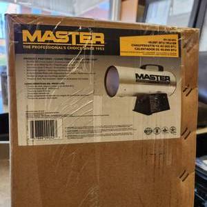 lot 2 image: Master Industrial MH-40-GFA 40000 BTU Propane Forced Air Heater New