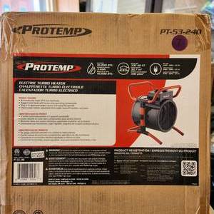 lot 7 image: Pro-Temp PT-53-240 Electric Space Heater