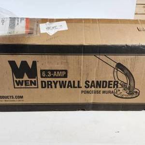 lot 25 image: Variable Speed 6.3 Amp Drywall Sander with Mid-Mounted Motor with 15 Ft. Hose