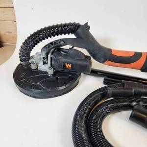 lot 27 image: Variable Speed 6.3 Amp Drywall Sander with Mid-Mounted Motor with 15 Ft. Hose