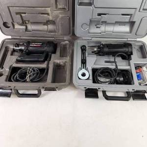 lot 42 image: Lot Of Two Rotozip Spiral Saws With Hard Case Model SCS 01 And Rebel Type1